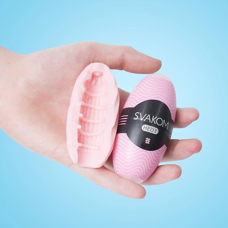 SVAKOM® HEDY Egg Cup Erotic Pocket Pussy Vagina Realistic Male Masturbator Delay Trainner