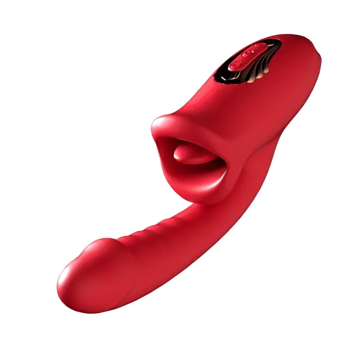 Female Vibrator with Tongue Licking Function