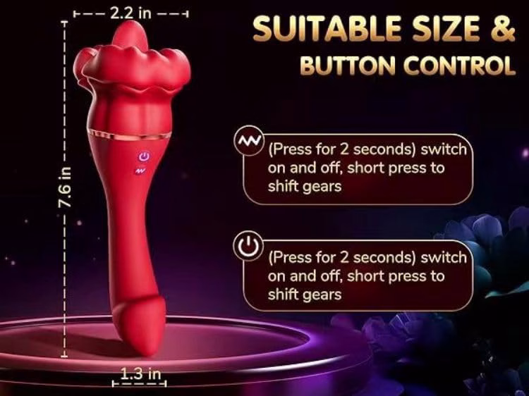 dual-ended-g-spot-vibrator-rose-design